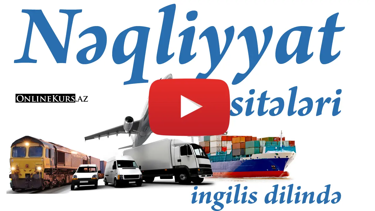 Nəqliyyat ingilis dilində