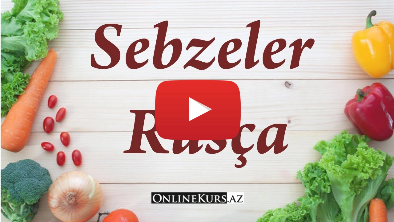 Sebzeler Rusça